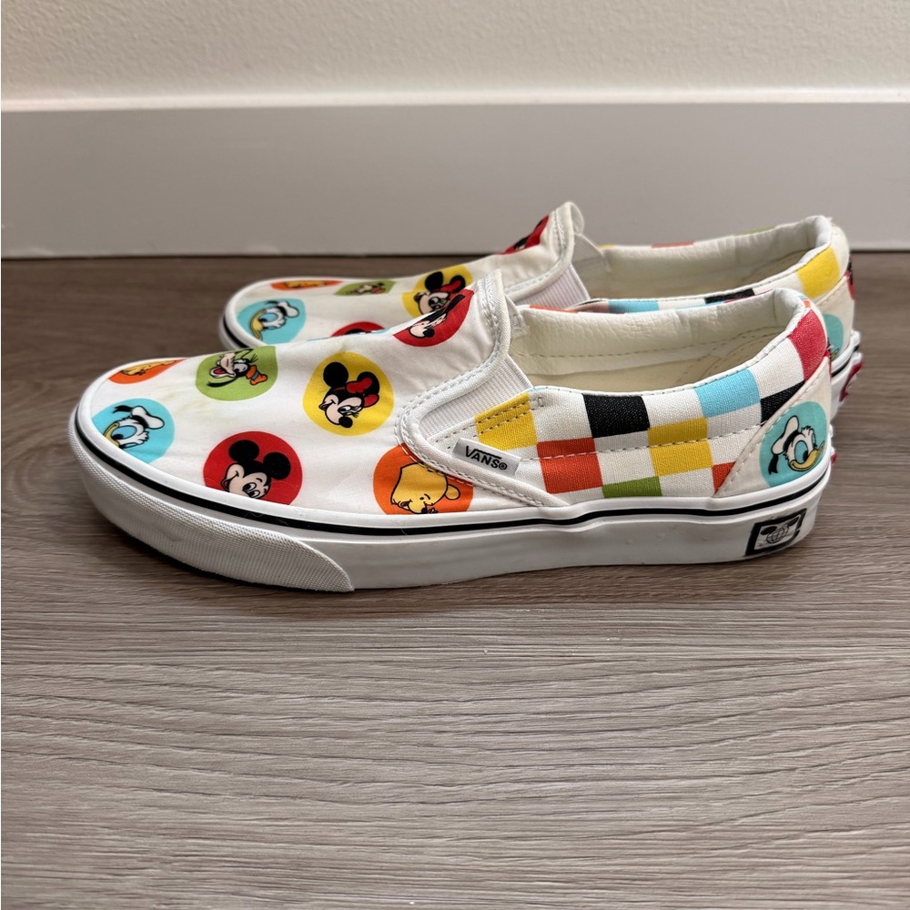 Walt Disney World 50th Anniversary Vans Slip Ons